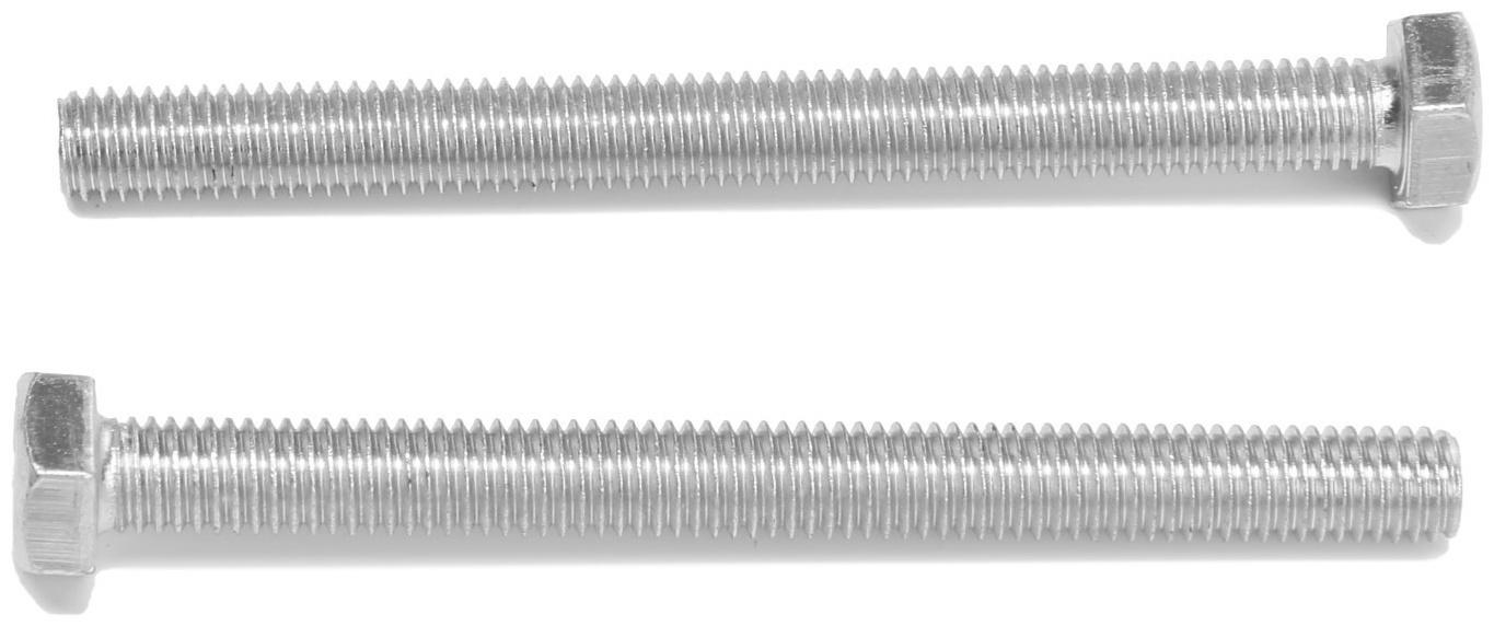 Болт ТУНДРА krep, с шестигранной головкой, оцинкованный, DIN933, М8х90 мм, 5 кг