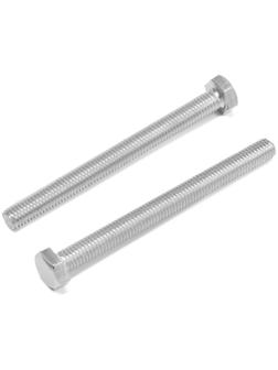 Болт ТУНДРА krep, с шестигранной головкой, оцинкованный, DIN933, М8х90 мм, 5 кг