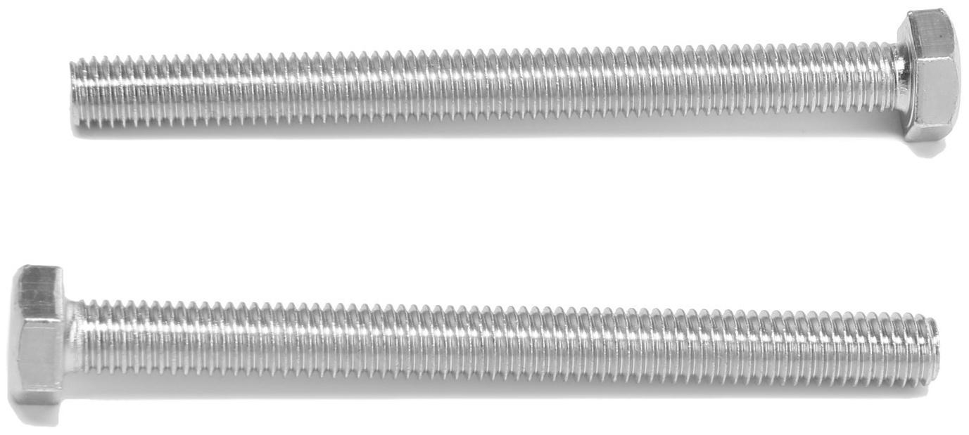 Болт ТУНДРА krep, с шестигранной головкой, оцинкованный, DIN933, М8х90 мм, 1 кг