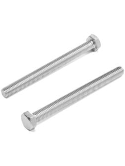 Болт ТУНДРА krep, с шестигранной головкой, оцинкованный, DIN933, М8х90 мм, 1 кг