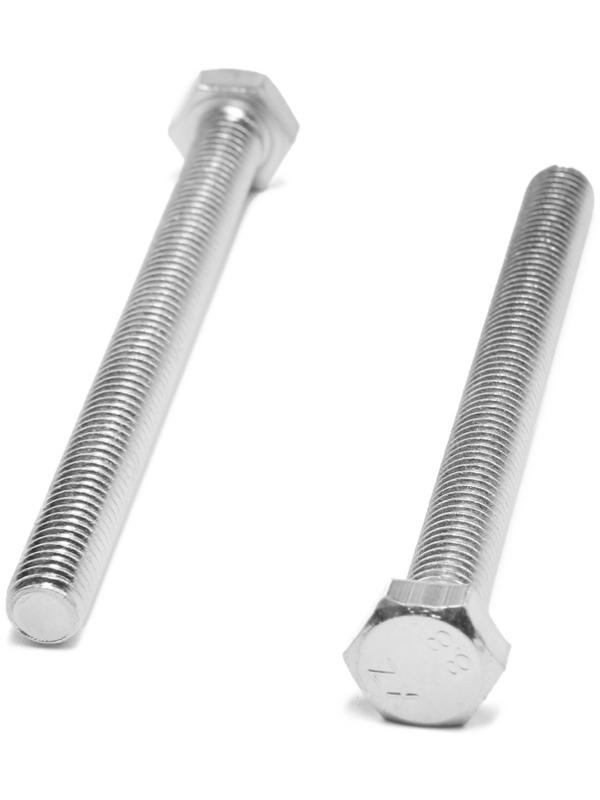 Болт ТУНДРА krep, с шестигранной головкой, оцинкованный, DIN933, М8х90 мм, 1 кг