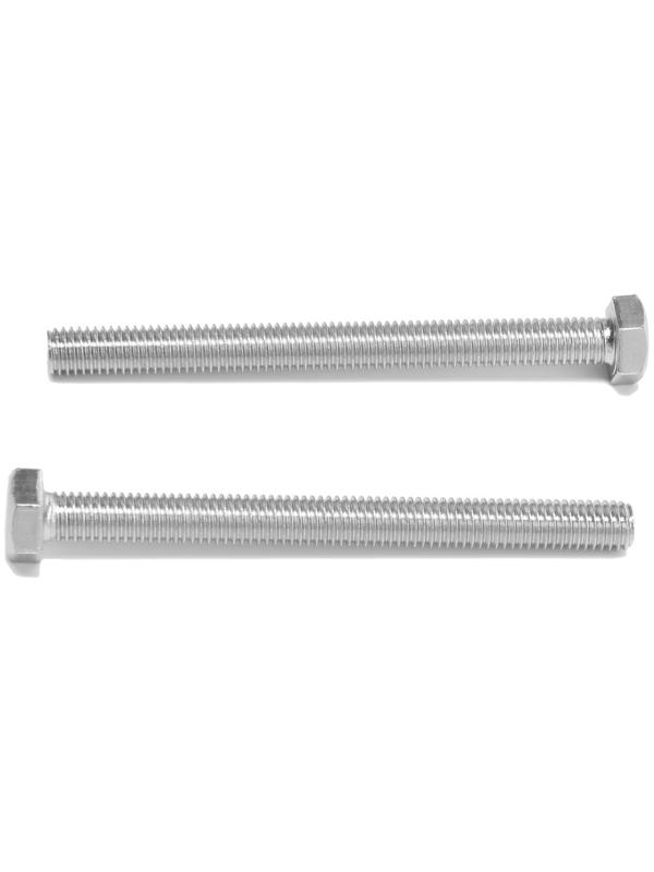 Болт ТУНДРА krep, с шестигранной головкой, оцинкованный, DIN933, М8х90 мм, 1 кг