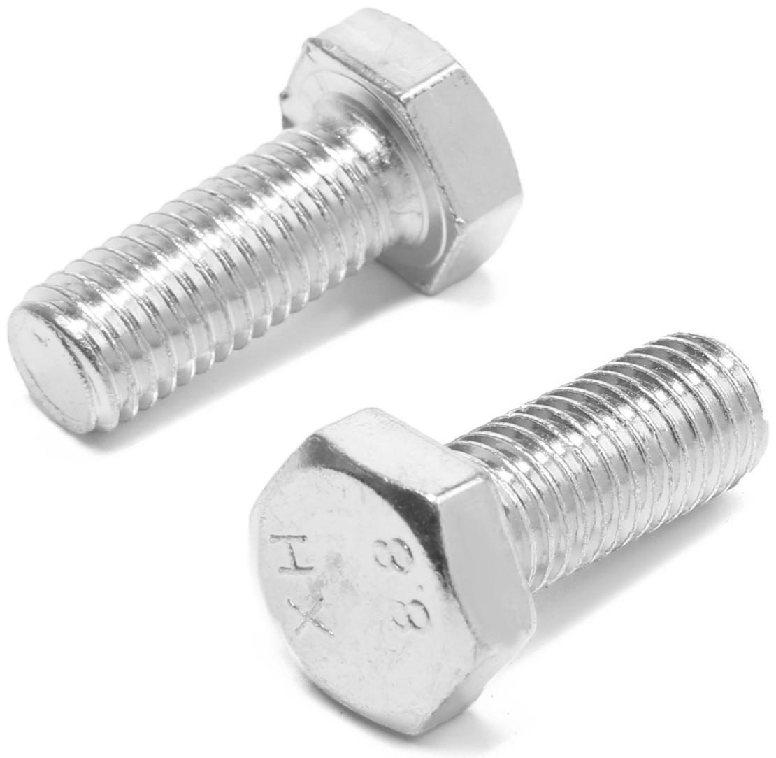 Болт ТУНДРА krep, с шестигранной головкой, оцинкованный, DIN933, М12х30 мм, 5 кг