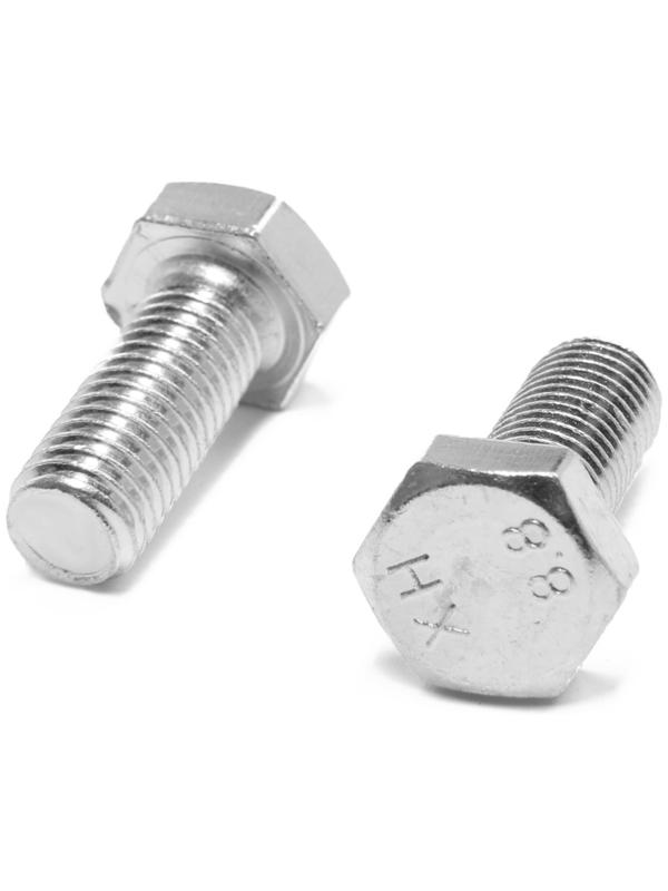 Болт ТУНДРА krep, с шестигранной головкой, оцинкованный, DIN933, М12х30 мм, 5 кг