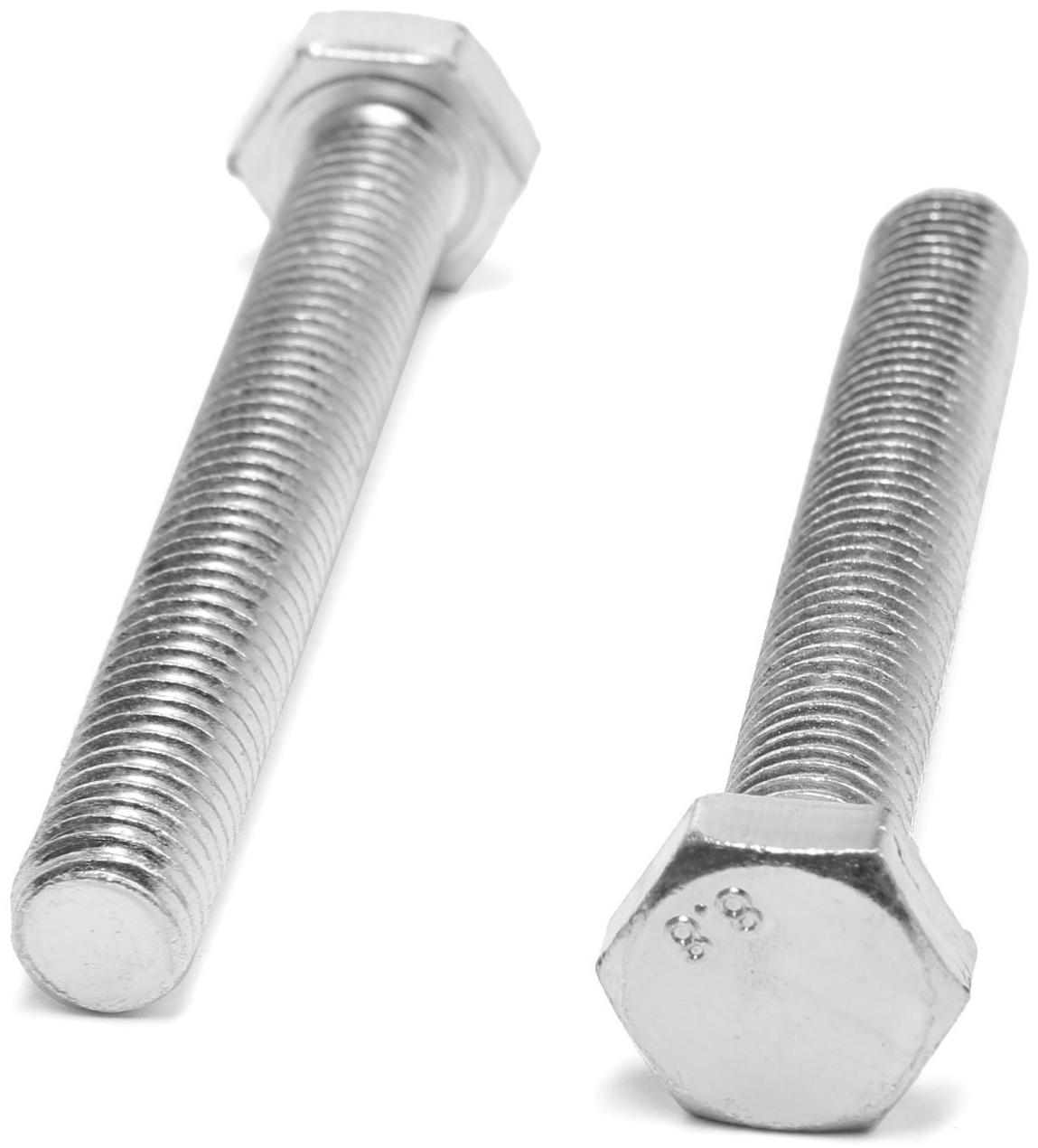 Болт ТУНДРА krep, с шестигранной головкой, оцинкованный, DIN933, М12х90 мм, 5 кг