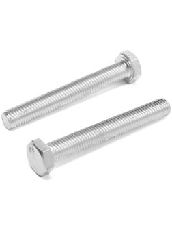 Болт ТУНДРА krep, с шестигранной головкой, оцинкованный, DIN933, М12х90 мм, 5 кг