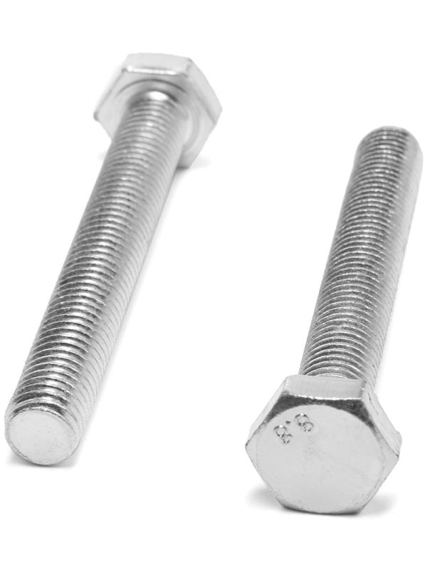 Болт ТУНДРА krep, с шестигранной головкой, оцинкованный, DIN933, М12х90 мм, 5 кг