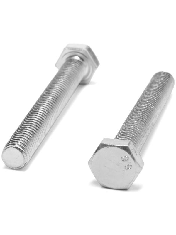 Болт ТУНДРА krep, с шестигранной головкой, оцинкованный, DIN933, М12х90 мм, 1 кг