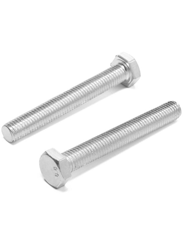 Болт ТУНДРА krep, с шестигранной головкой, оцинкованный, DIN933, М12х90 мм, 1 кг