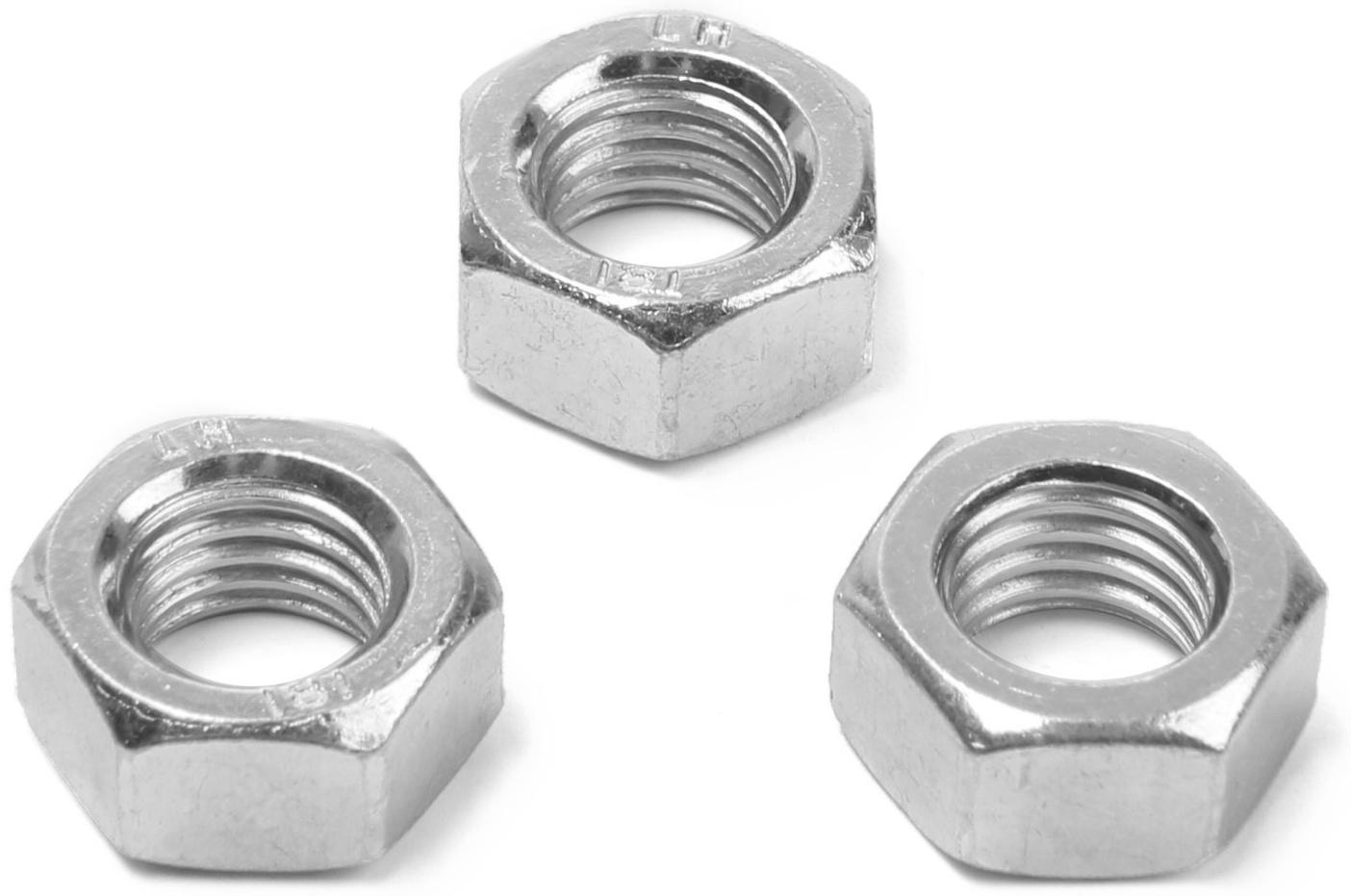 Гайка ТУНДРА krep, шестигранная, DIN934, оцинкованная, М12, 1 кг