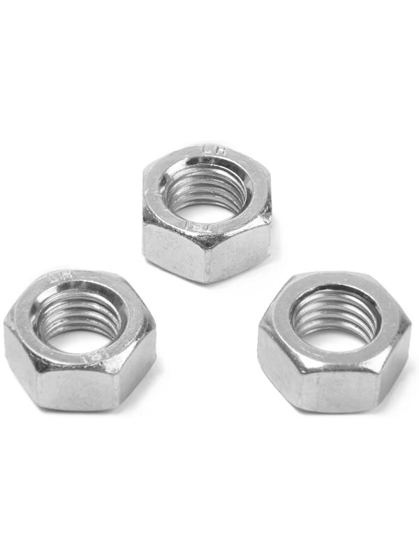 Гайка ТУНДРА krep, шестигранная, DIN934, оцинкованная, М12, 1 кг