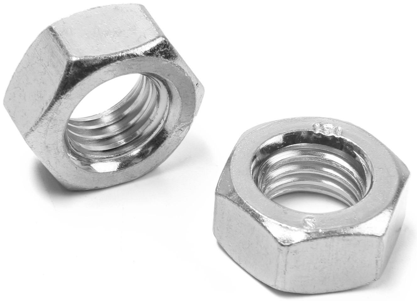 Гайка ТУНДРА krep, шестигранная, DIN934, оцинкованная, М14, 1 кг