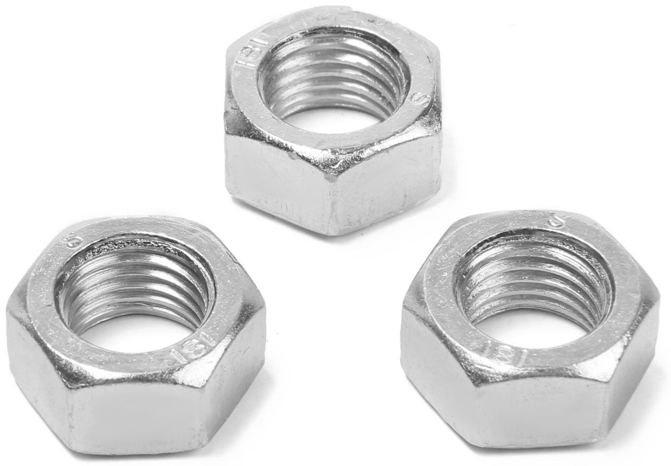 Гайка шестигранная ТУНДРА krep, DIN934, М16, оцинкованная, 5 кг