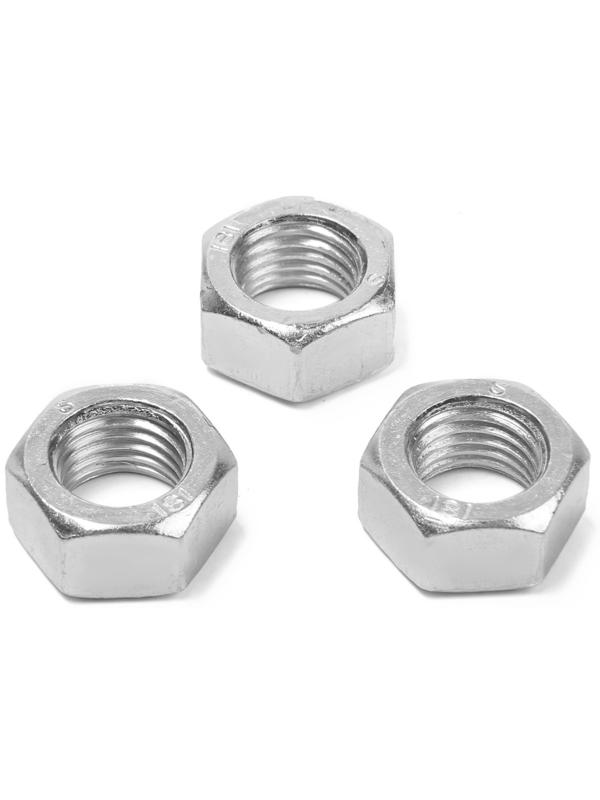 Гайка шестигранная ТУНДРА krep, DIN934, М16, оцинкованная, 5 кг