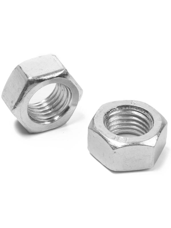 Гайка шестигранная ТУНДРА krep, DIN934, М16, оцинкованная, 5 кг