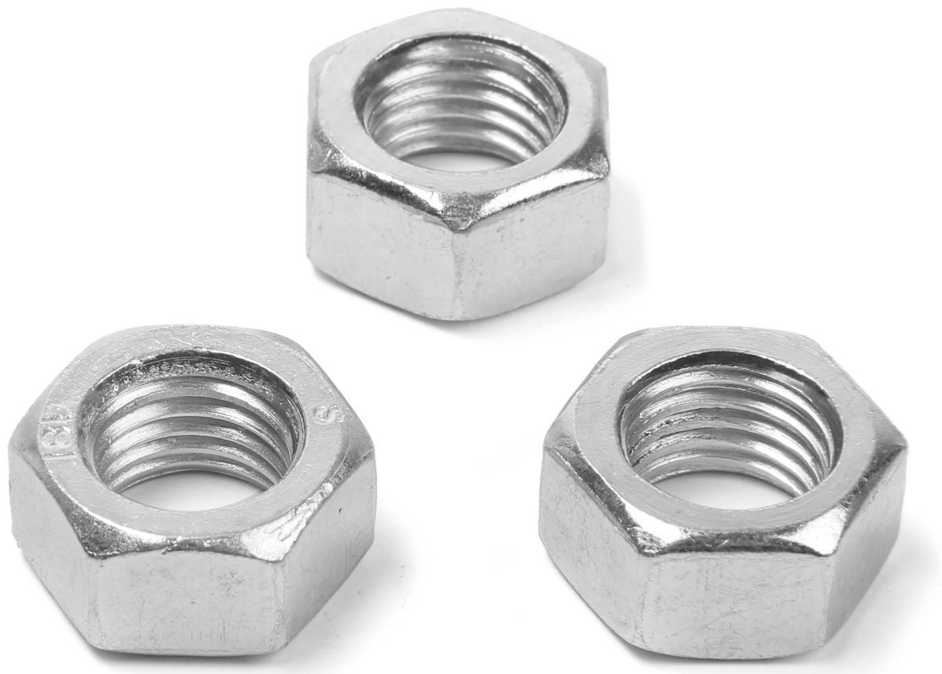 Гайка ТУНДРА krep, шестигранная, DIN934, оцинкованная, М16, 1 кг