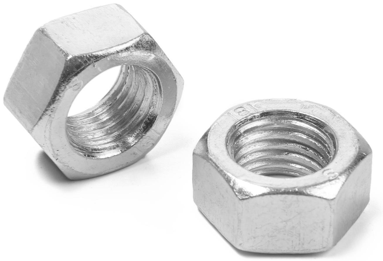 Гайка ТУНДРА krep, шестигранная, DIN934, оцинкованная, М16, 1 кг