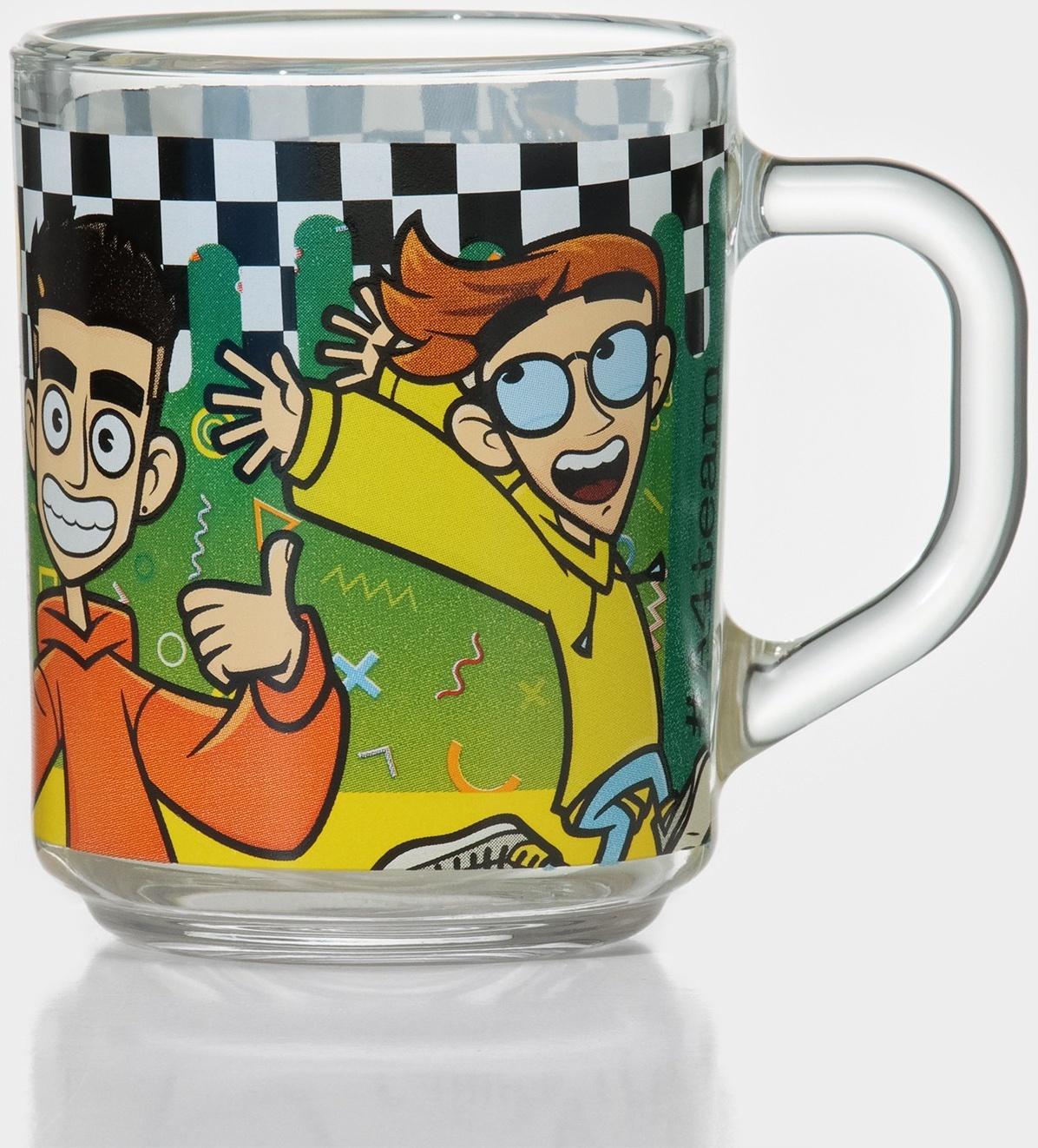 Кружка детская стеклянная «Влад А4. Влад и компания», 230 мл