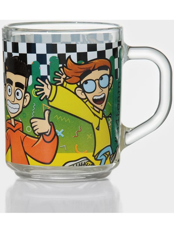 Кружка детская стеклянная «Влад А4. Влад и компания», 230 мл