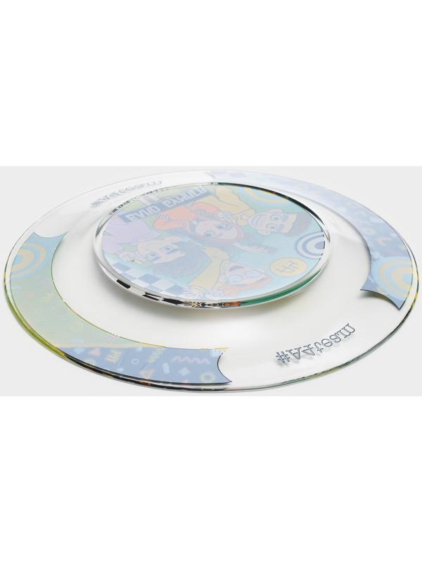 Тарелка стеклянная «Влад А4. Влад и компания», d=19.5 см