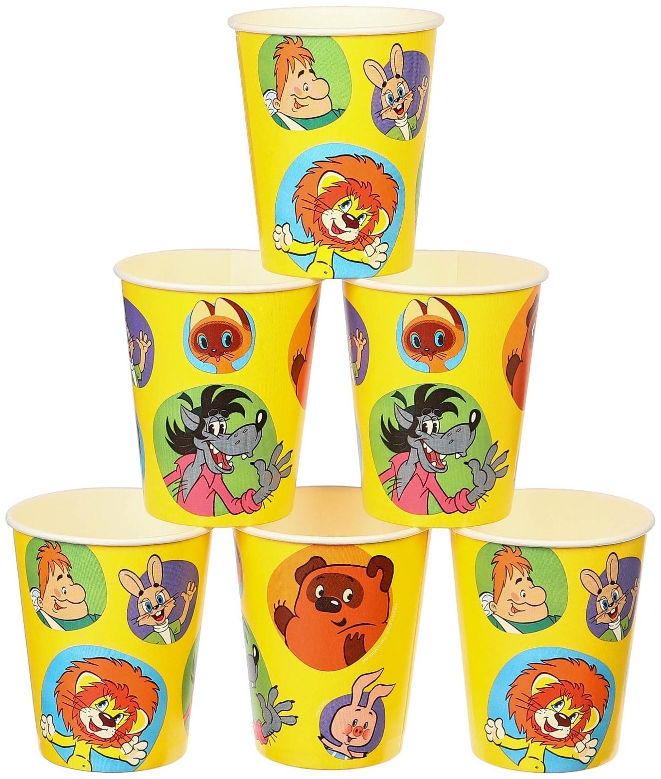 Набор бумажной посуды, на 6 персон 