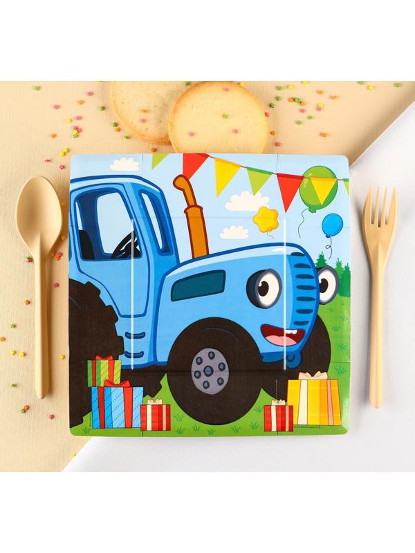 Тарелка бумажная квадратная 