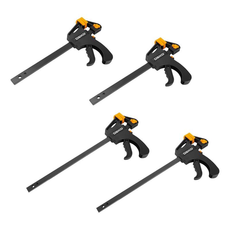 Набор струбцин быстрозажимных  150 мм, 300 мм DEKO CLS150-300, 4 шт