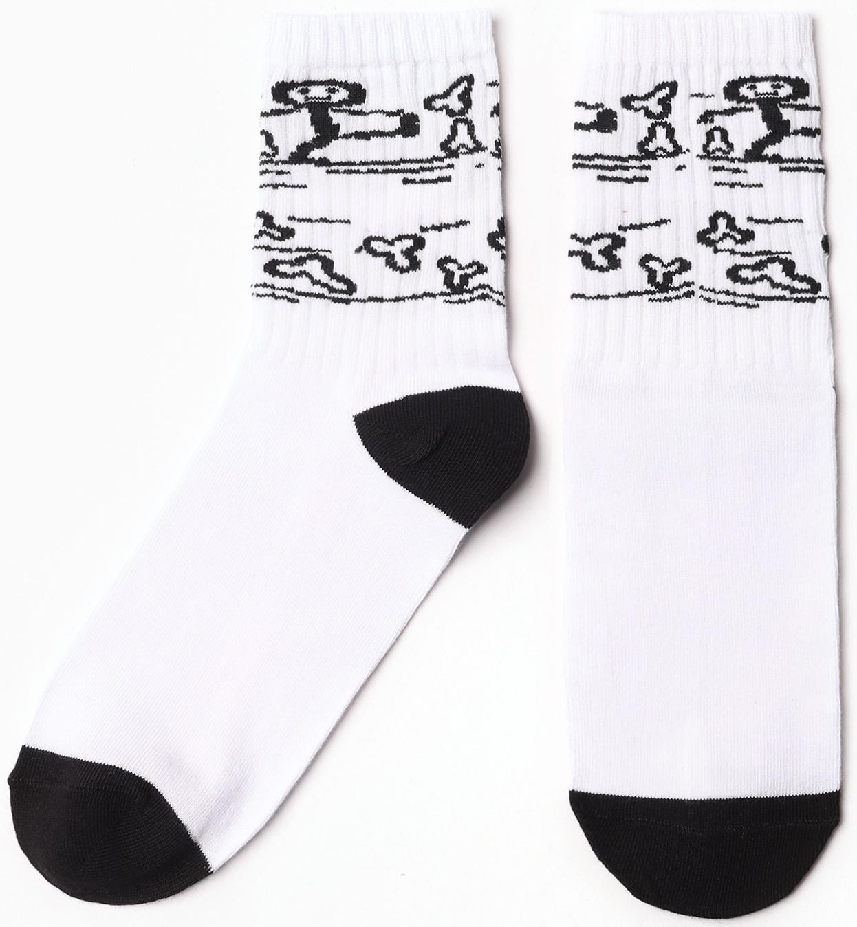 Носки мужские, цвет белый, размер 29