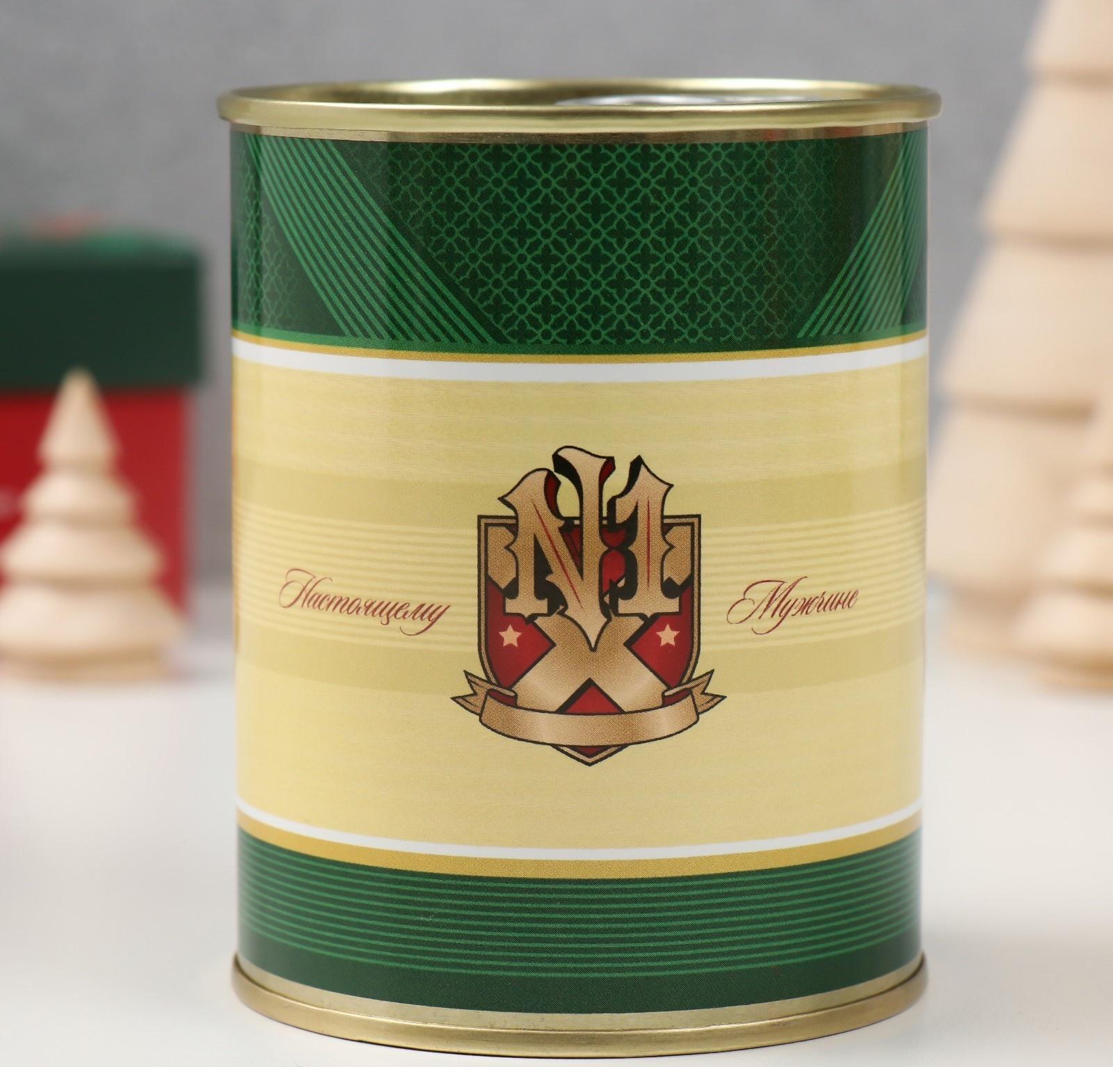 Носки с принтом в банке 