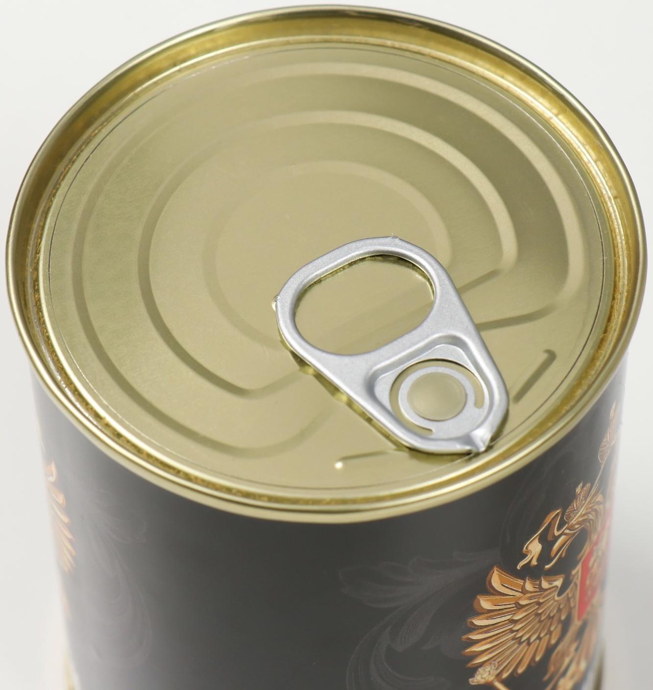 Носки с принтом в банке 