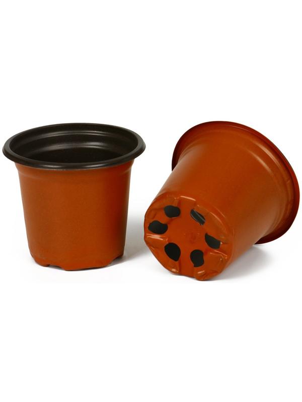 Горшок для рассады Greengo 200 мл, d = 8,5 см, h = 7,5 см, терракот / 20 шт.