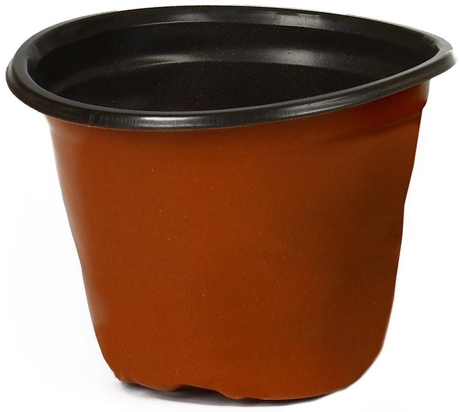 Горшок для рассады, 600 мл, d = 10 см, h = 8 см, терракот, Greengo