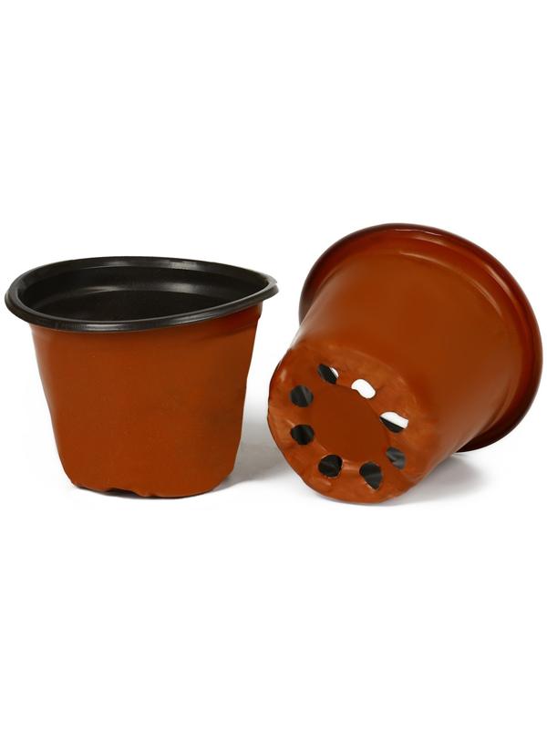 Горшок для рассады, 600 мл, d = 10 см, h = 8 см, терракот, Greengo