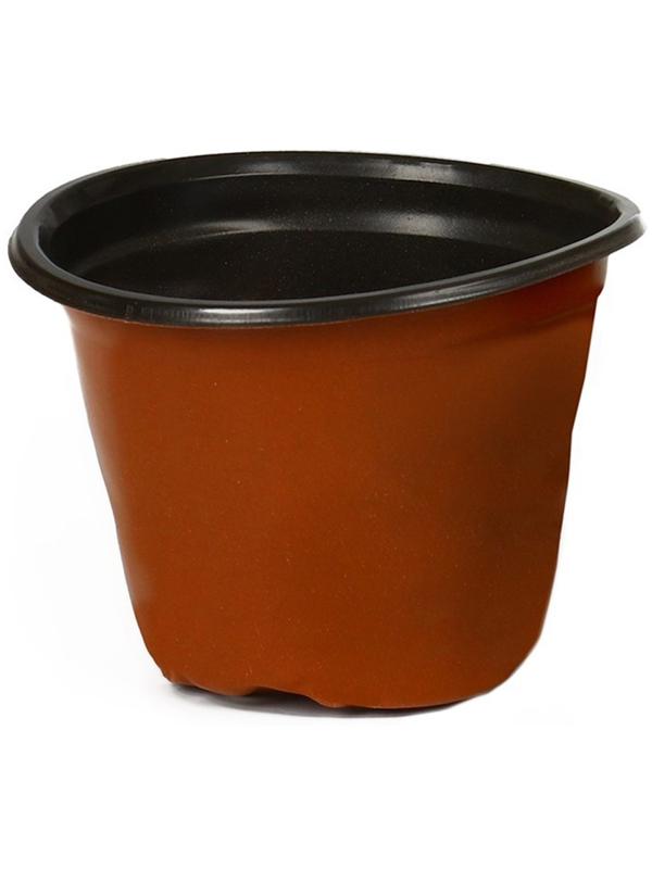 Горшок для рассады, 600 мл, d = 10 см, h = 8 см, терракот, Greengo
