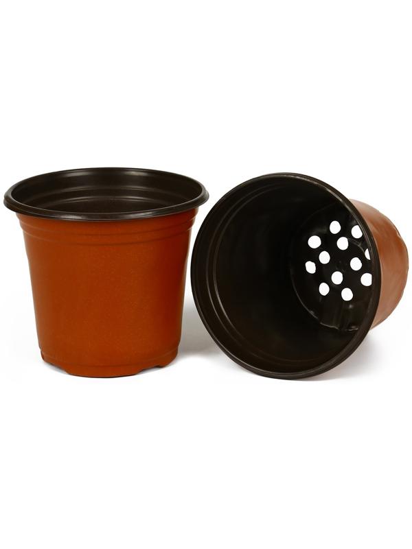 Горшок для рассады, 1,3 л, d = 14 см, h = 12 см, терракот, Greengo