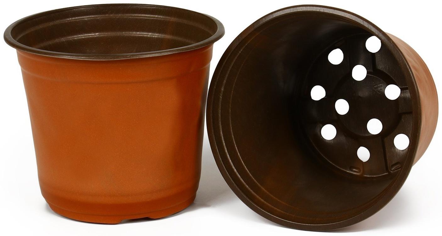 Горшок для рассады, 1,56 л, d = 16 см, h = 13 см, терракот, Greengo