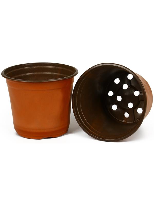 Горшок для рассады, 1,56 л, d = 16 см, h = 13 см, терракот, Greengo