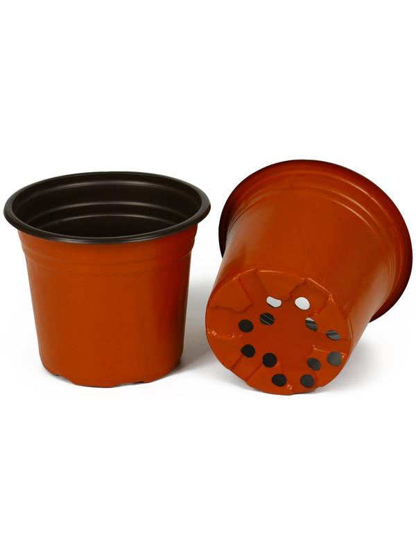 Горшок для рассады, 2 л, d = 16 см, h = 15 см, терракот, Greengo