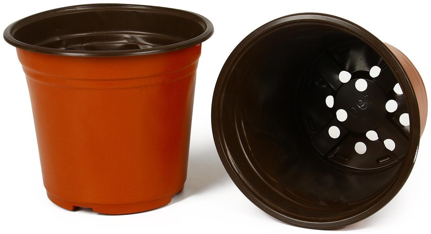 Горшок для рассады, 2,5 л, d = 18 см, h = 17 см, терракот, Greengo