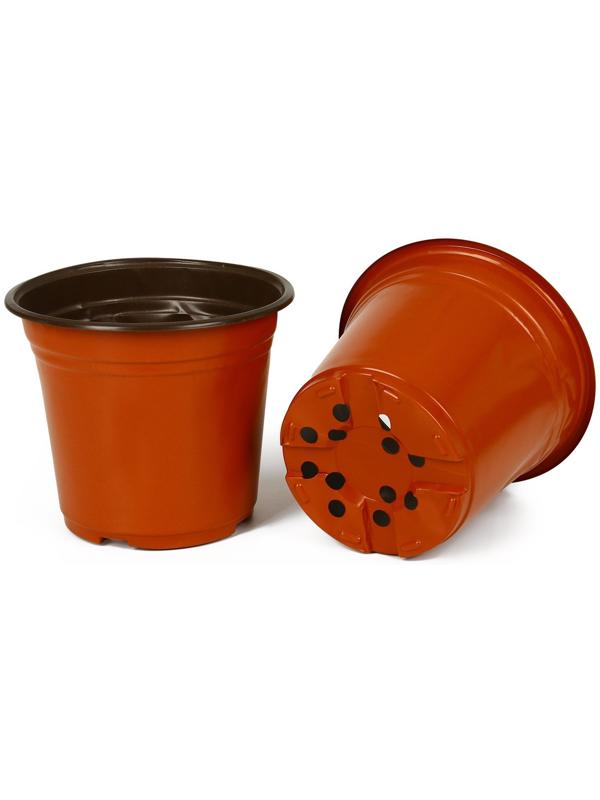 Горшок для рассады, 2,5 л, d = 18 см, h = 17 см, терракот, Greengo