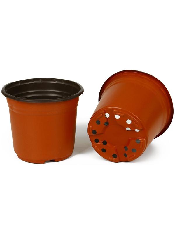 Горшок для рассады, 3,5 л, d = 20 см, h = 20 см, терракот, Greengo