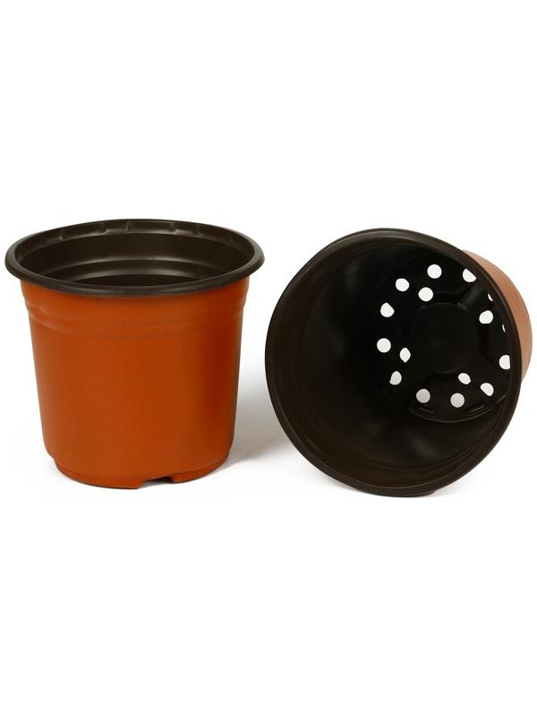 Горшок для рассады, 3,5 л, d = 20 см, h = 20 см, терракот, Greengo