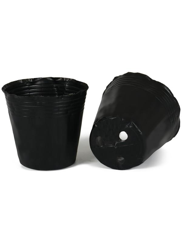 Горшки для рассады, 600 мл, 12,5 × 12,5 × 10,5 см, полиэтилен толщиной 50 мкм, чёрный, Greengo