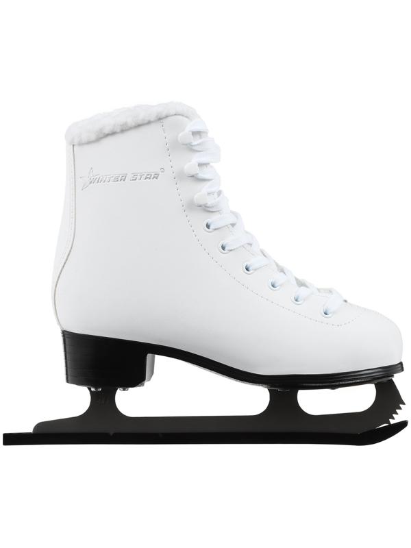 Коньки фигурные Winter Star с мехом, р. 35