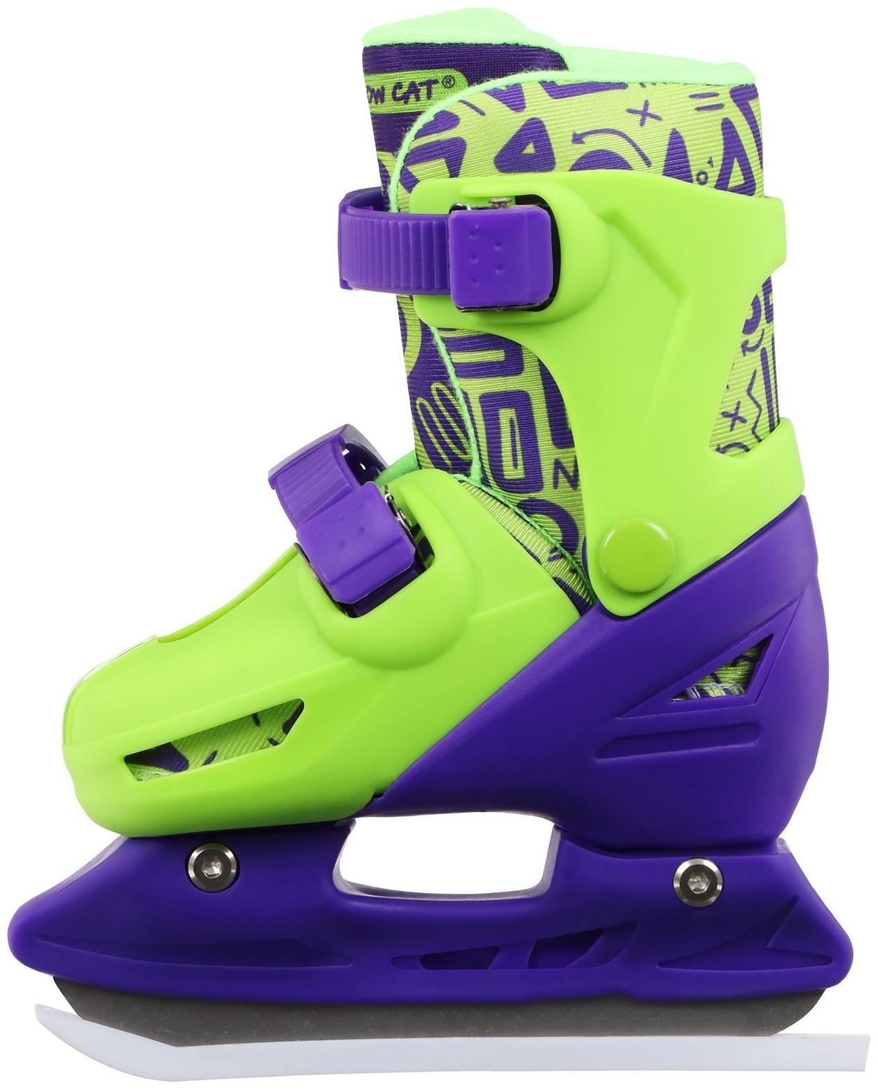 Коньки детские раздвижные Snow Cat, р. 30-33