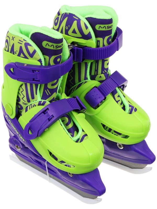 Коньки детские раздвижные Snow Cat, р. 30-33