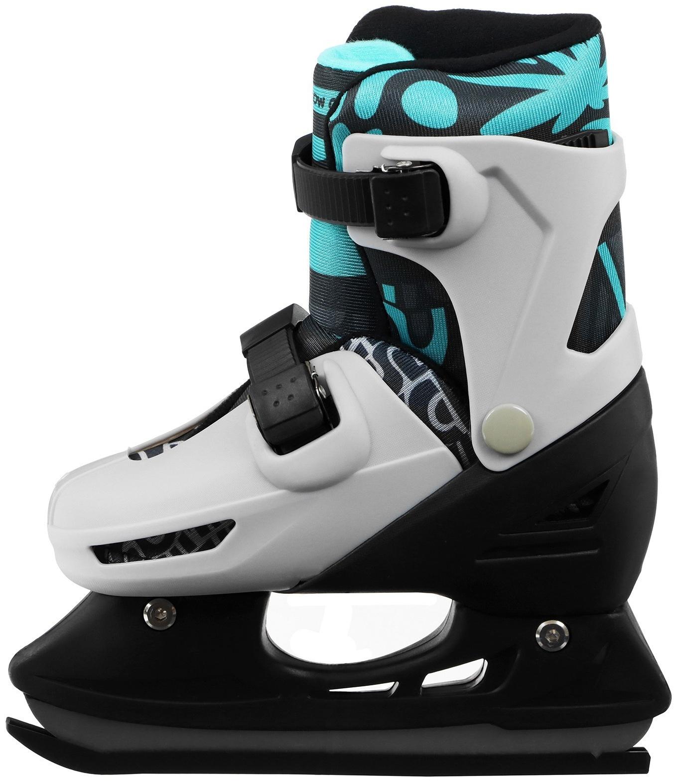 Набор: коньки детские раздвижные Snow Cat, с роликовой платформой, защита, р. 26-29