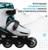 Набор: коньки детские раздвижные Snow Cat, с роликовой платформой, защита, р. 26-29