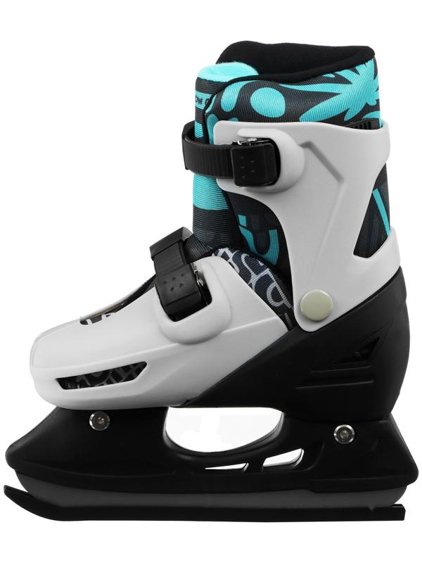 Набор: коньки детские раздвижные Snow Cat, с роликовой платформой, защита, р. 26-29