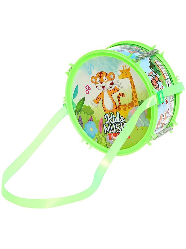 Барабан «Весёлые зверята», цвета МИКС